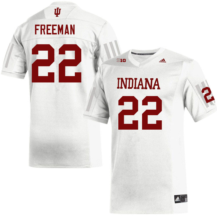 Men #22 Maurice Freeman Layne Indiana Hoosiers College Football Jerseys Sale-White